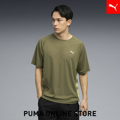乐天商城 - 『ポイント20倍 4/29 0:00〜5/6 23:59』【公式】 PUMA プーマ メンズ トレーニング バックプリント 半袖 Tシャツ TEE MID SIZE LOGO メンズ