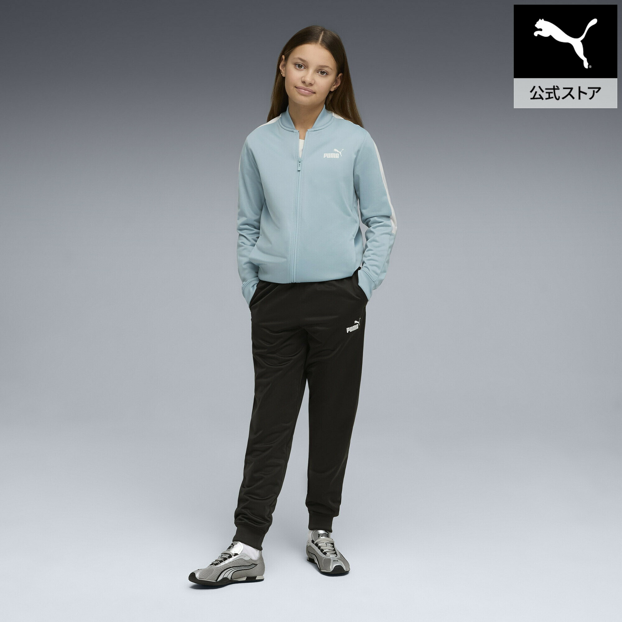 乐天商城 - 『ポイント20倍 4/29 0:00〜5/6 23:59』【公式】 プーマ PUMA ガールズ ポリ ベースボール スーツ 上下セット 120-160cm Poly Baseball Suit キッズ 子供 小学生 未就学児 女の子 ジャージ セットアップ