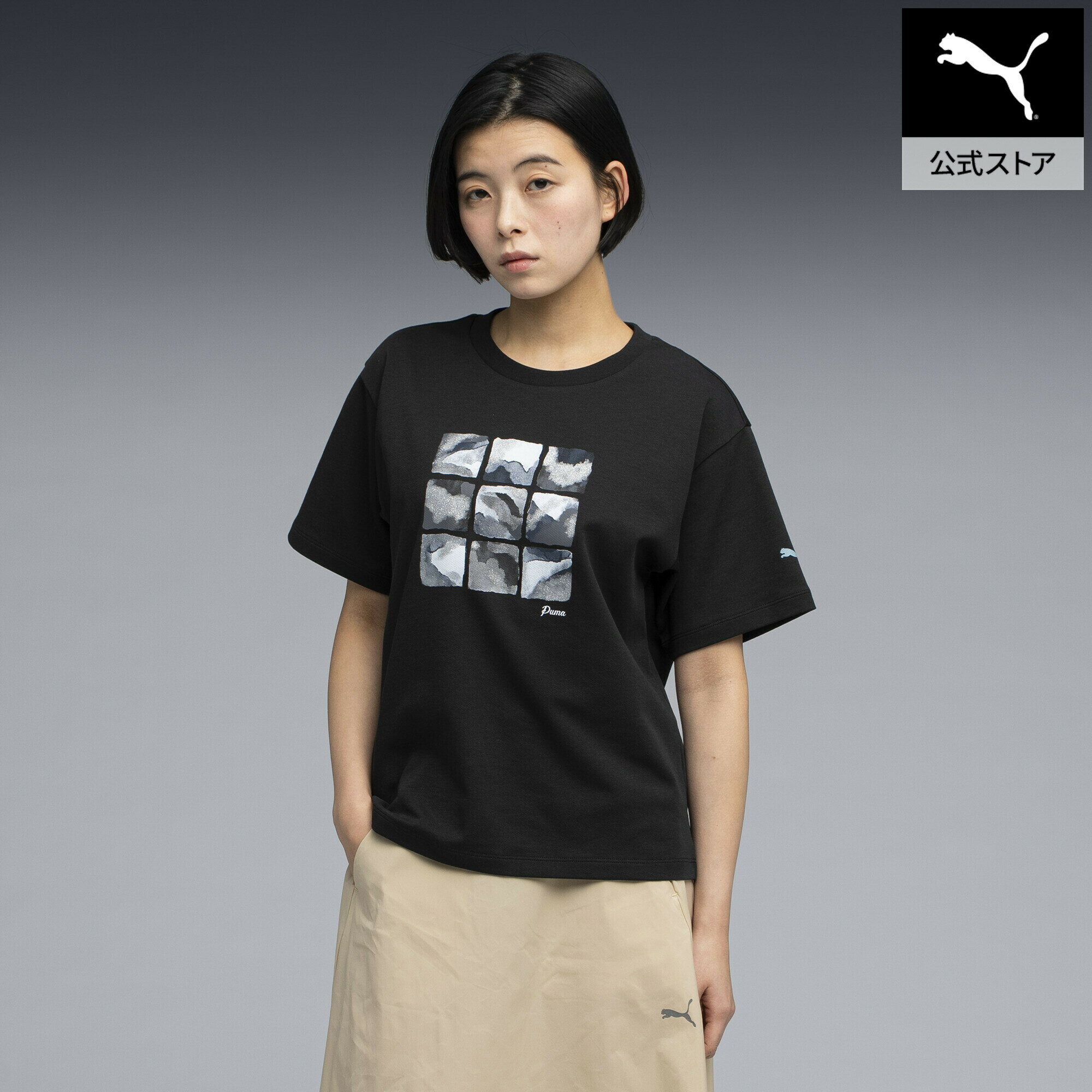 【公式】 PUMA プーマ ウィメンズ ESS エレベーテッド MX 半袖 Tシャツ GRAPHICS MX SS FLOWER TEE レディース