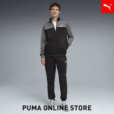 『ポイント20倍 4/29 0:00〜5/6 23:59』【公式】 PUMA プーマ メンズ ポリ カラーブロック スーツ 上下セット Poly Colorblock Suit メンズ（楽天・プーマ公式オンラインショップ）