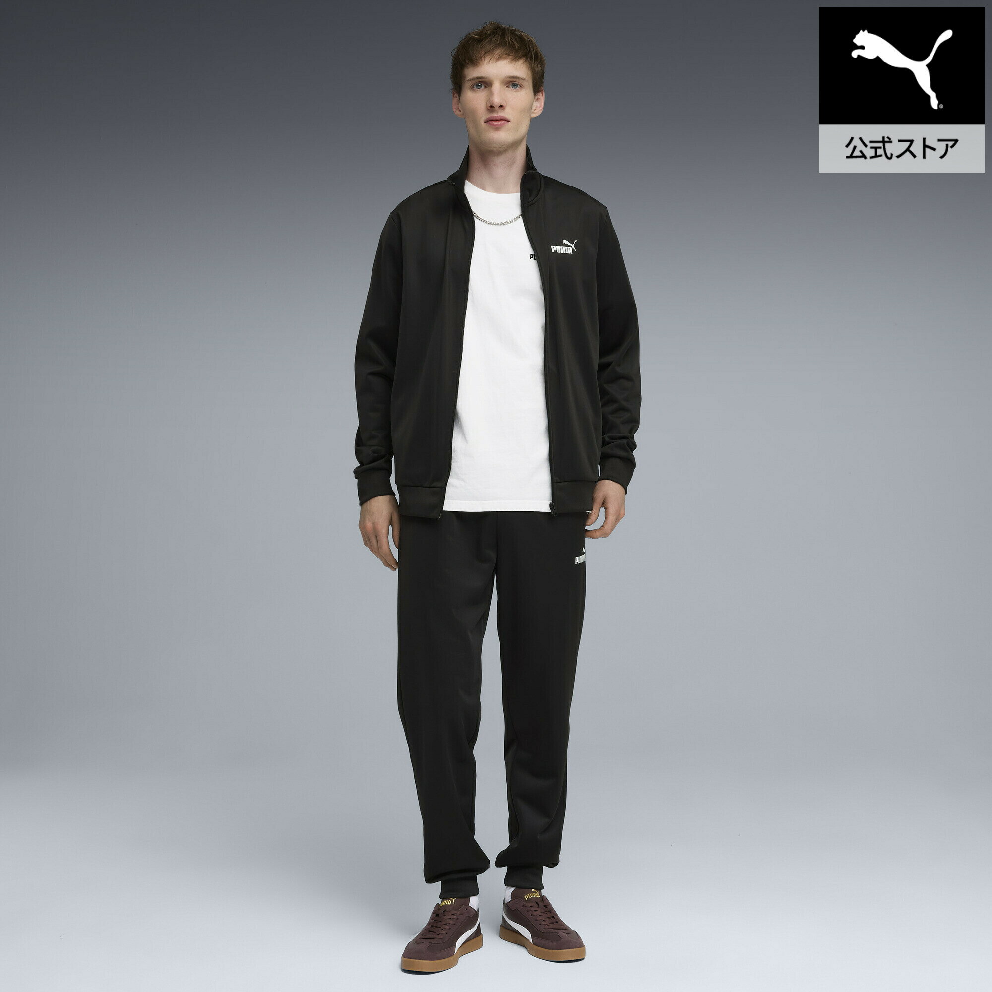 乐天商城 - 『ポイント20倍 4/29 0:00〜5/6 23:59』【公式】 プーマ PUMA メンズ ESS ポリ スーツ 上下セット ESS Poly Suit ジャージ セットアップ