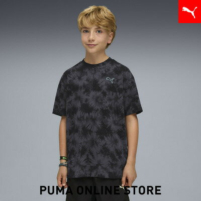 『ポイント10倍 3/18 0:00～3/19 01:59』【公式】 PUMA プーマ キッズ ESS エレベーテッド リラックスド タイダイ 半袖 Tシャツ 120-160cm ESS Relaxed Tie-dye Tee キッズ