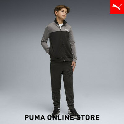 乐天商城 - 『ポイント20倍 4/29 0:00〜5/6 23:59』【公式】 PUMA プーマ ボーイズ ポリ カラーブロック スーツ 上下セット B 120-160cm Poly Colorblock Suit キッズ