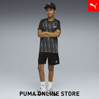 『ポイント10倍 3/18 0:00～3/19 01:59』【公式】 PUMA プーマ ボーイズ TAD ESS AOP ポリ Tシャツ アンド ショートパンツ セット B 120-160cm TAD ESS AOP Poly Set キッズ