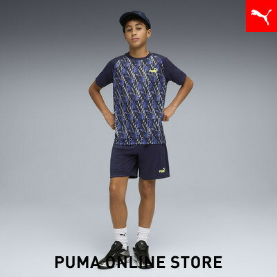 『ポイント10倍 3/18 0:00～3/19 01:59』【公式】 PUMA プーマ ボーイズ TAD ESS AOP ポリ Tシャツ アンド ショートパンツ セット B 120-160cm TAD ESS AOP Poly Set キッズ