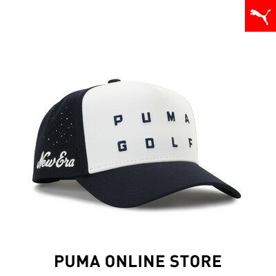乐天商城 - 【公式】 PUMA プーマ メンズ ゴルフ PUMA x NEW ERA 9FORTY メッシュ キャップ PUMAxNEWERA 9FORTY MESH CAP メンズ