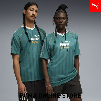�ڸ����� PUMA �ס��� ��˥��å��� ���� ���å����� �եåȥܡ��� Ⱦµ ����� KING Relaxed Football Jersey ��˥��å�...