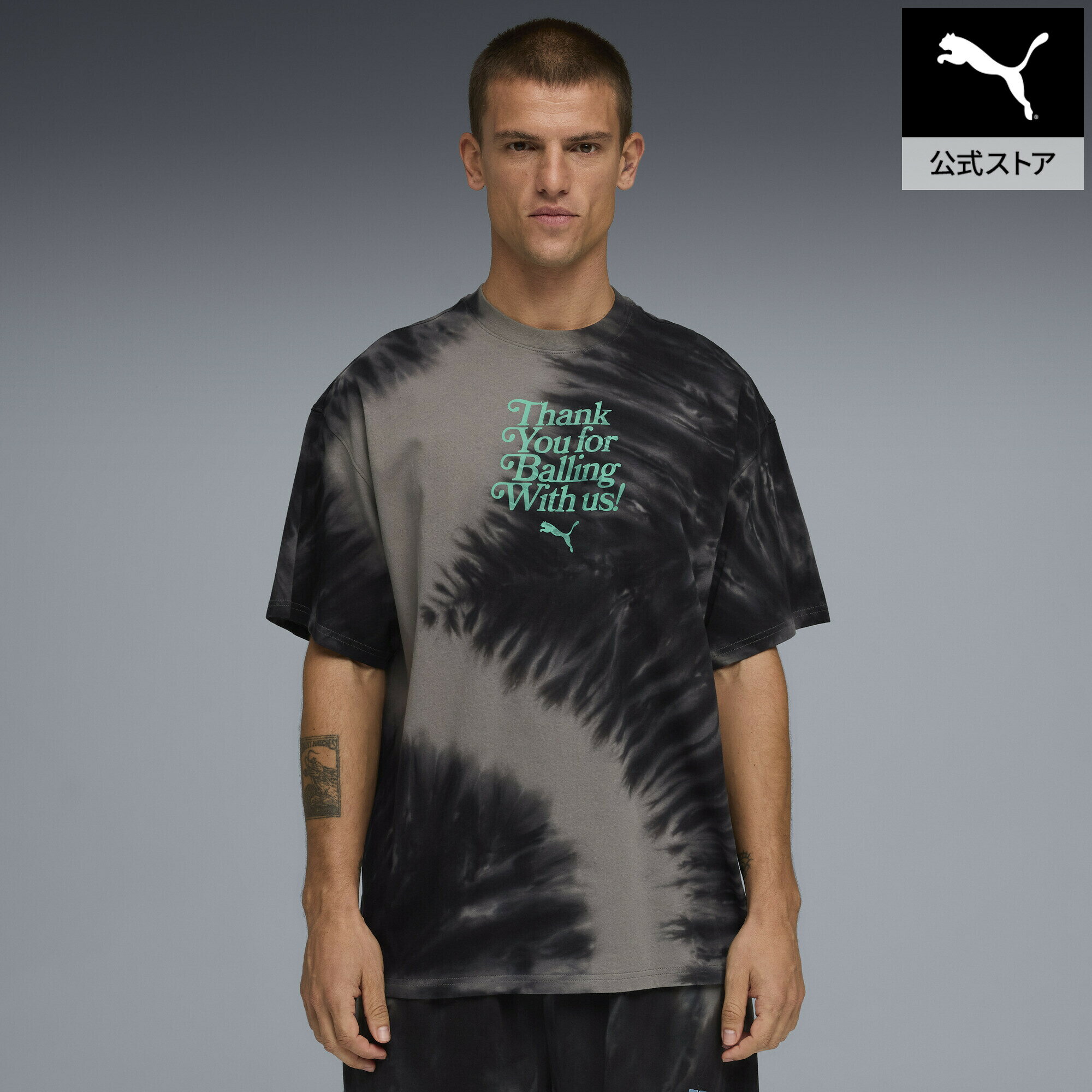 乐天商城 - 『ポイント10倍 4/24 0:00〜4/27 09:59』【公式】 PUMA プーマ メンズ バスケットボール ワット ザ ファン 半袖 Tシャツ IIII What The Fun Tee IIII メンズ