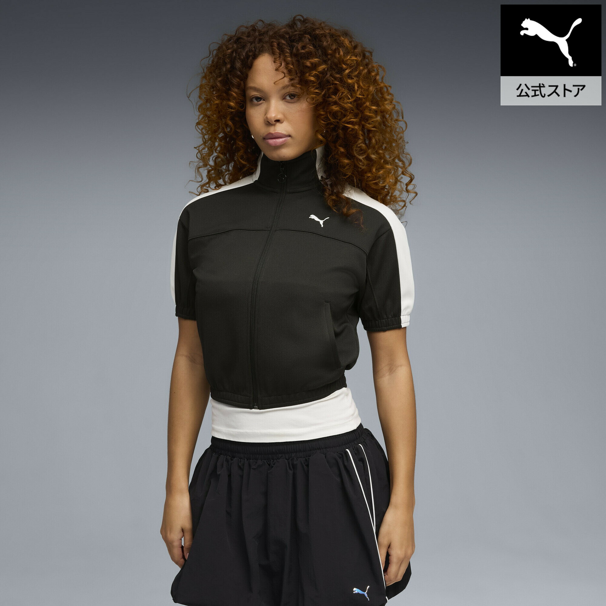 乐天商城 - 『ポイント10倍 4/24 0:00〜4/27 09:59』【公式】 PUMA プーマ ウィメンズ T7 ショート スリーブ フルジップ ジャケット T7 Short Sleeve Jacket レディース