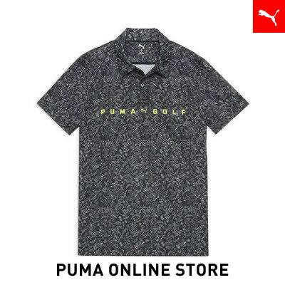乐天商城 - 【公式】 PUMA プーマ メンズ ゴルフゴルフ PB ボタニカル 半袖 ポロシャツ BOTANICAL POLO S/S メンズ