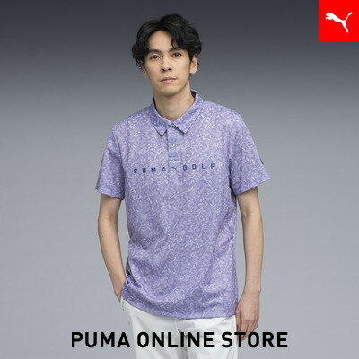 乐天商城 - 『ポイント20倍 4/29 0:00〜5/6 23:59』【公式】 PUMA プーマ メンズ ゴルフゴルフ PB ボタニカル 半袖 ポロシャツ BOTANICAL POLO S/S メンズ