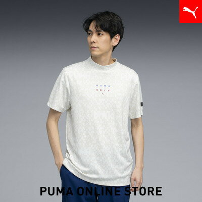乐天商城 - 【公式】 PUMA プーマ メンズ ゴルフ PB グラフィック モックネック 半袖 シャツ GRAPHIC MOCKNECK S/S メンズ