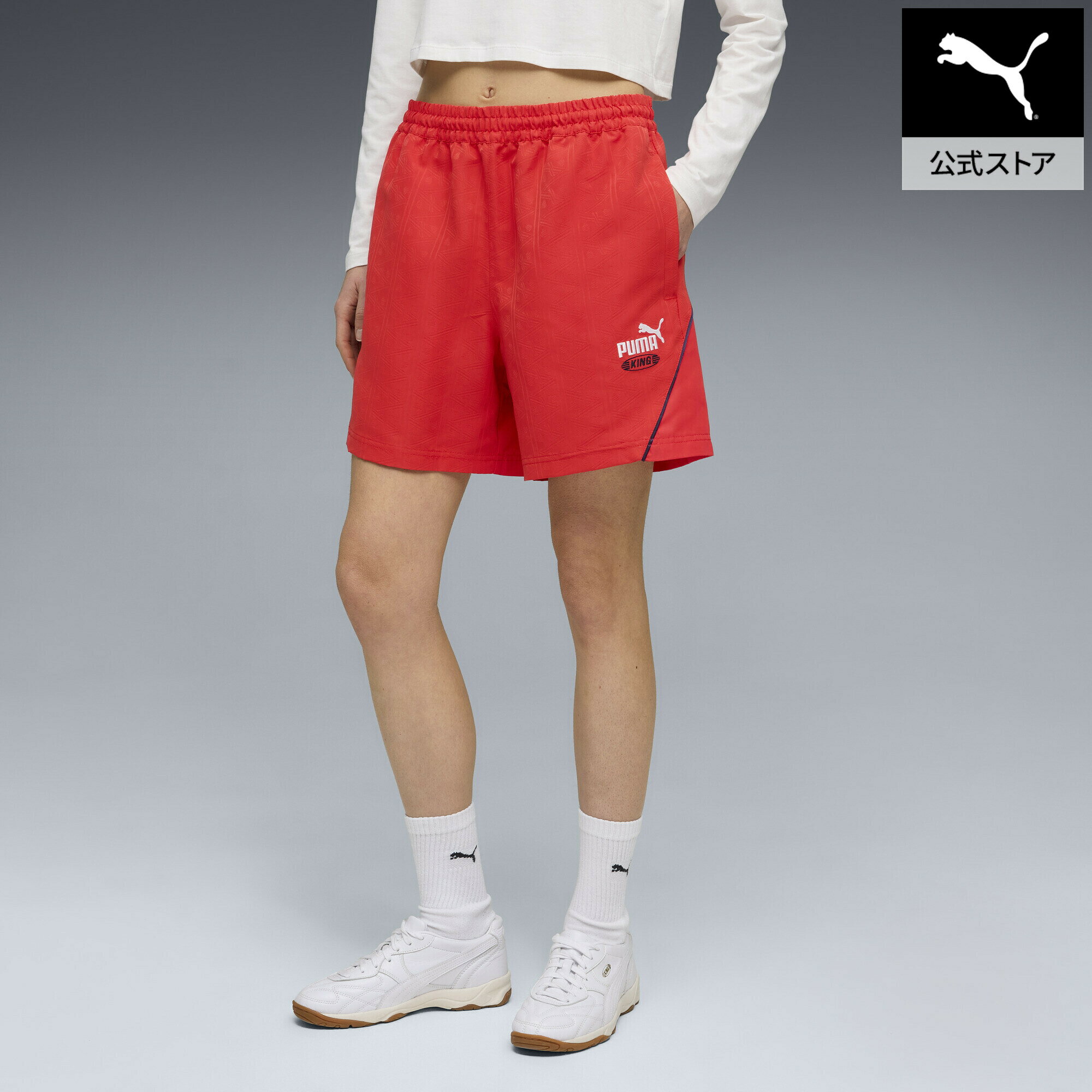 乐天商城 - 『ポイント20倍 4/29 0:00〜5/6 23:59』【公式】 PUMA プーマ ユニセックス フューチャー プーマ アーカイブ キング リラックスド 6インチ ウーブン ショーツ FUTURE.PUMA.ARCHIVE Shorts ユニセックス
