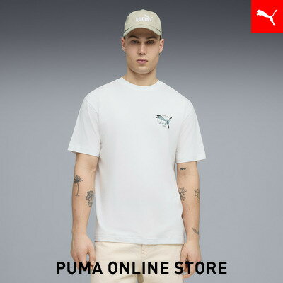 乐天商城 - 【公式】 PUMA プーマ メンズ グラフィックス バブル フォント リラックス 半袖 Tシャツ GRAPHICS Tee メンズ