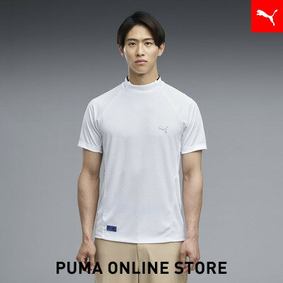 乐天商城 - 【公式】 PUMA プーマ メンズ ゴルフシャドウキャット ジク モックネック 半袖 シャツ ZIKU MOCKNECK S/S メンズ