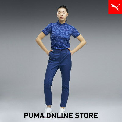 乐天商城 - 『ポイント20倍 4/29 0:00〜5/6 23:59』【公式】 PUMA プーマ ウィメンズ ゴルフ PB 千鳥 パンツ W ANKLE PANTS レディース