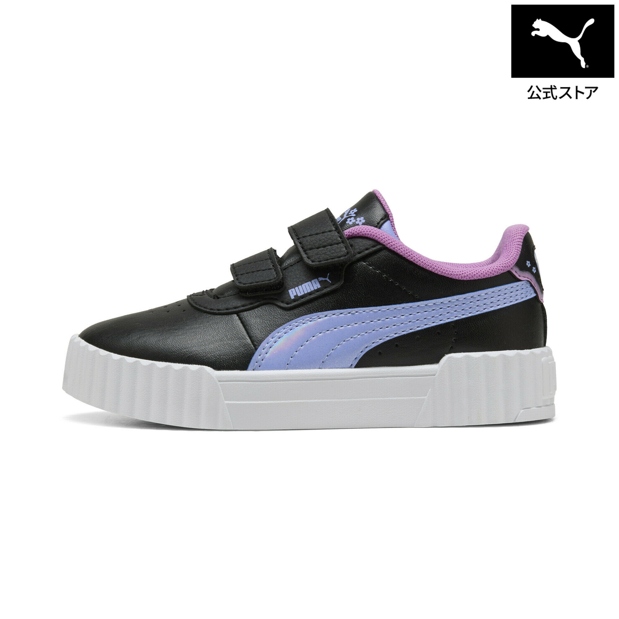 乐天商城 - 『ポイント20倍 4/24 0:00〜4/25 01:59』【公式】 PUMA プーマ ガールズ キャリーナ 3.0 ジェリー ヘブン V PS スニーカー 17-21cm Carina 3.0 Jelly Heaven V PS キッズ