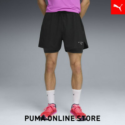 乐天商城 - 【公式】 PUMA プーマ メンズ トレーニング PUMA x HYROX 2IN1 ショーツ M HYROX DRYELITE 2in1 SHORT メンズ