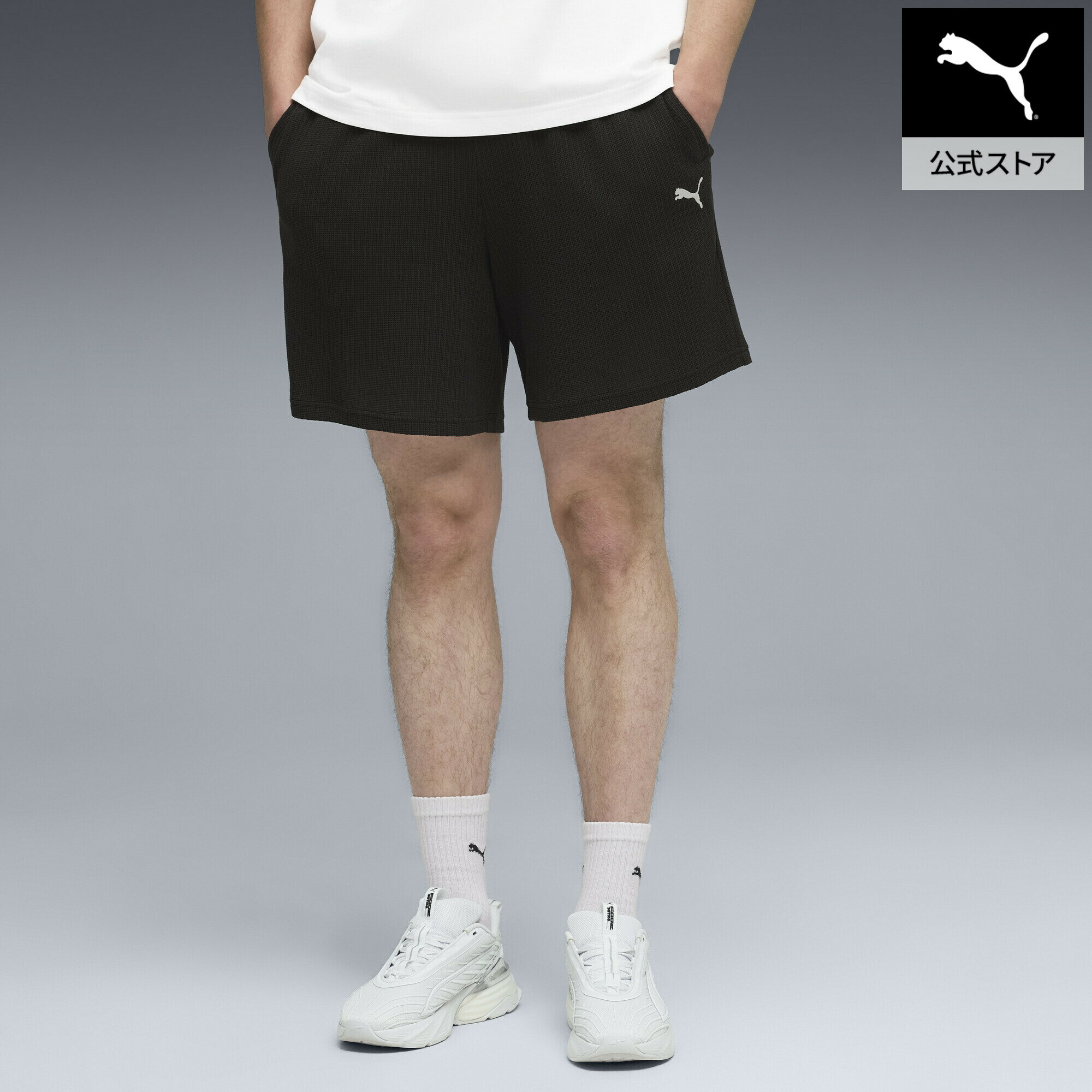 Rakuten - 【公式】 PUMA プーマ メンズ ワードローブ ESS ワッフル リラックスド ショーツ WARDROBE ESS Shorts メンズ