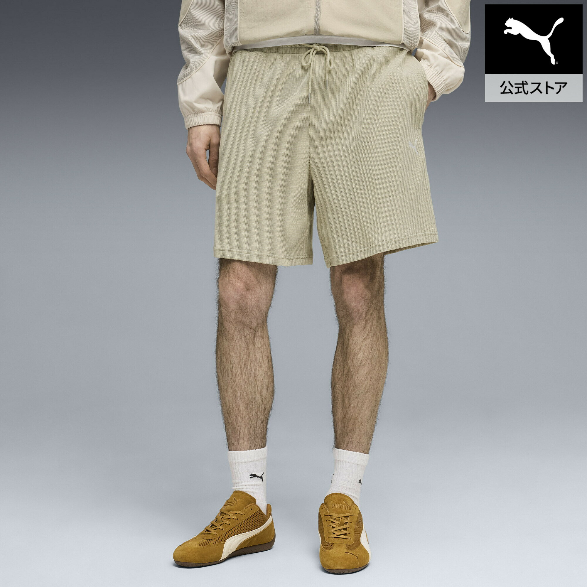 Rakuten - 【公式】 PUMA プーマ メンズ ワードローブ ESS ワッフル リラックスド ショーツ WARDROBE ESS Shorts メンズ