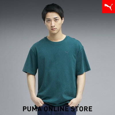 乐天商城 - 『ポイント20倍 4/29 0:00〜5/6 23:59』【公式】 PUMA プーマ メンズ ムーズイン ネイチャー ウォッシュド 半袖 Tシャツ MOODS IN NATURE TEE washed メンズ