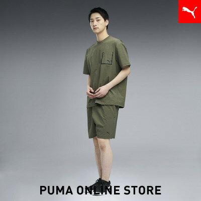 乐天商城 - 【公式】 PUMA プーマ メンズ ESS エレベーテッド ウーブン ライク 8ショート パンツ SUMMER WOVEN LIKE 8in SHORTS メンズ
