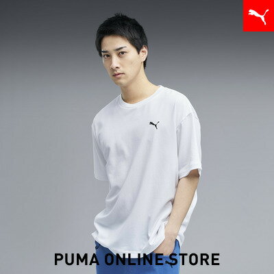 乐天商城 - 『ポイント20倍 4/24 0:00〜4/25 01:59』【公式】 PUMA プーマ メンズ ESS エレベーテッド MX カモ BK PT 半袖 Tシャツ SUMMER MX SS BK PT TEE メンズ