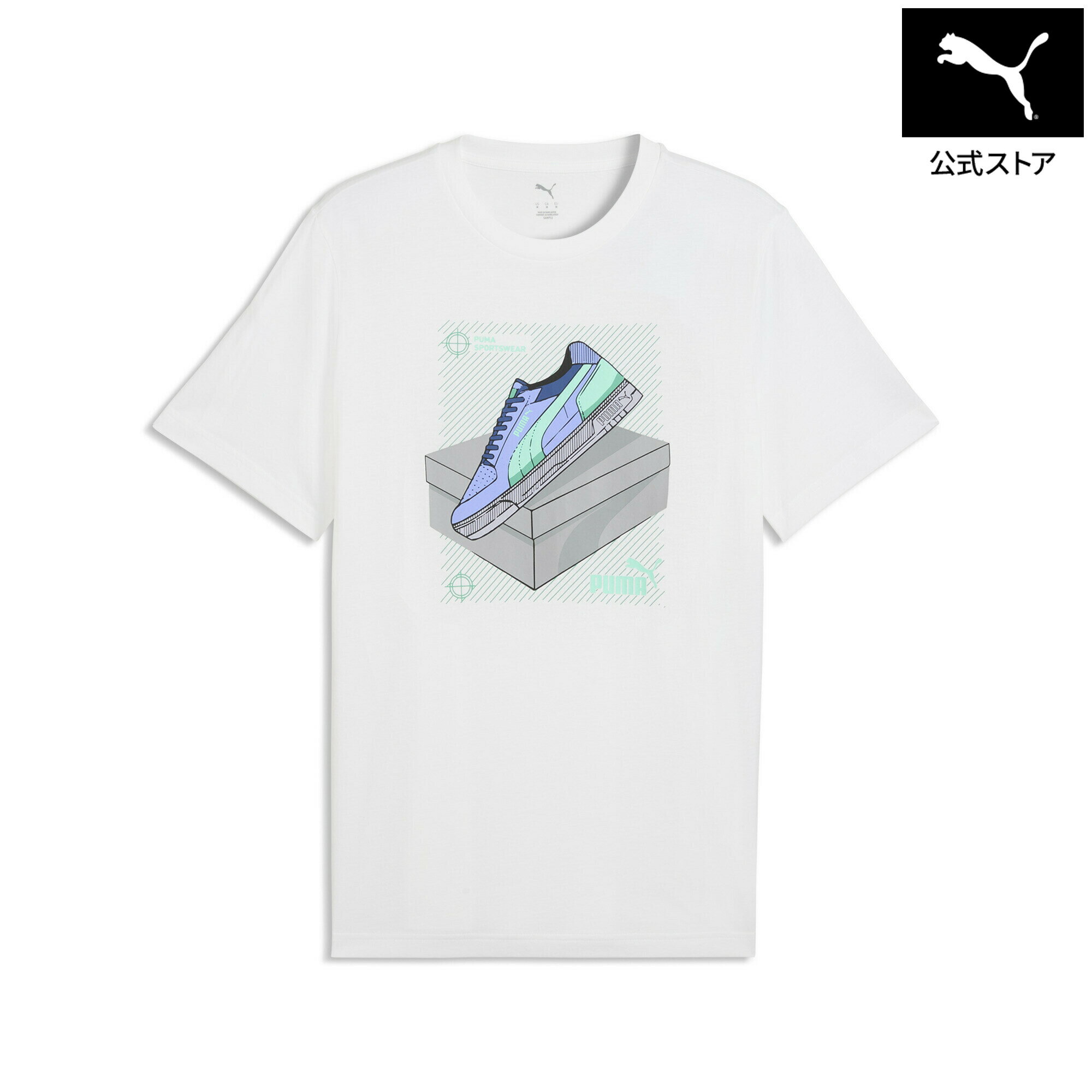 Rakuten - 『ポイント10倍 6/20 20:00〜6/26 1:59』【公式】 PUMA プーマ メンズ グラフィック スニーカー 半袖 Tシャツ GRAPHIC Tee メンズ