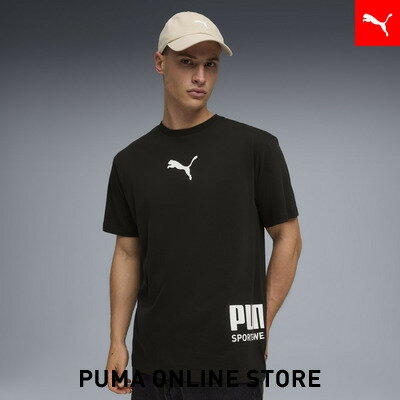 乐天商城 - 『ポイント10倍 4/24 0:00〜4/27 09:59』【公式】 PUMA プーマ メンズ プーマ スポーツ リラックスド グラフィック 半袖 Tシャツ PUMA SPORT Graphic Tee メンズ