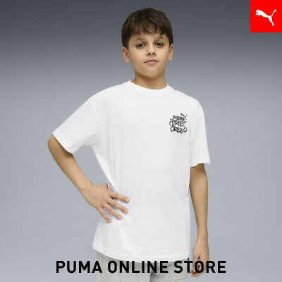 乐天商城 - 【公式】 PUMA プーマ ボーイズ ミッド90S リラックスド バック グラフィック 半袖 Tシャツ B 120-160cm MID90s Back Graphic Tee キッズ