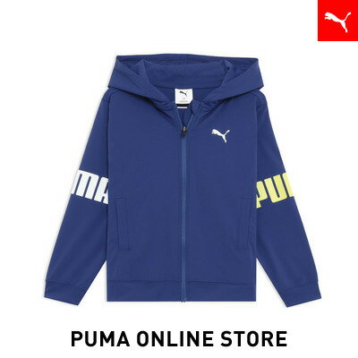 乐天商城 - 【公式】 PUMA プーマ ガールズ ESS エレベーテッド クール フルジップ フーディ 120-160cm ESS ELEVATED COOL FZ HD キッズ