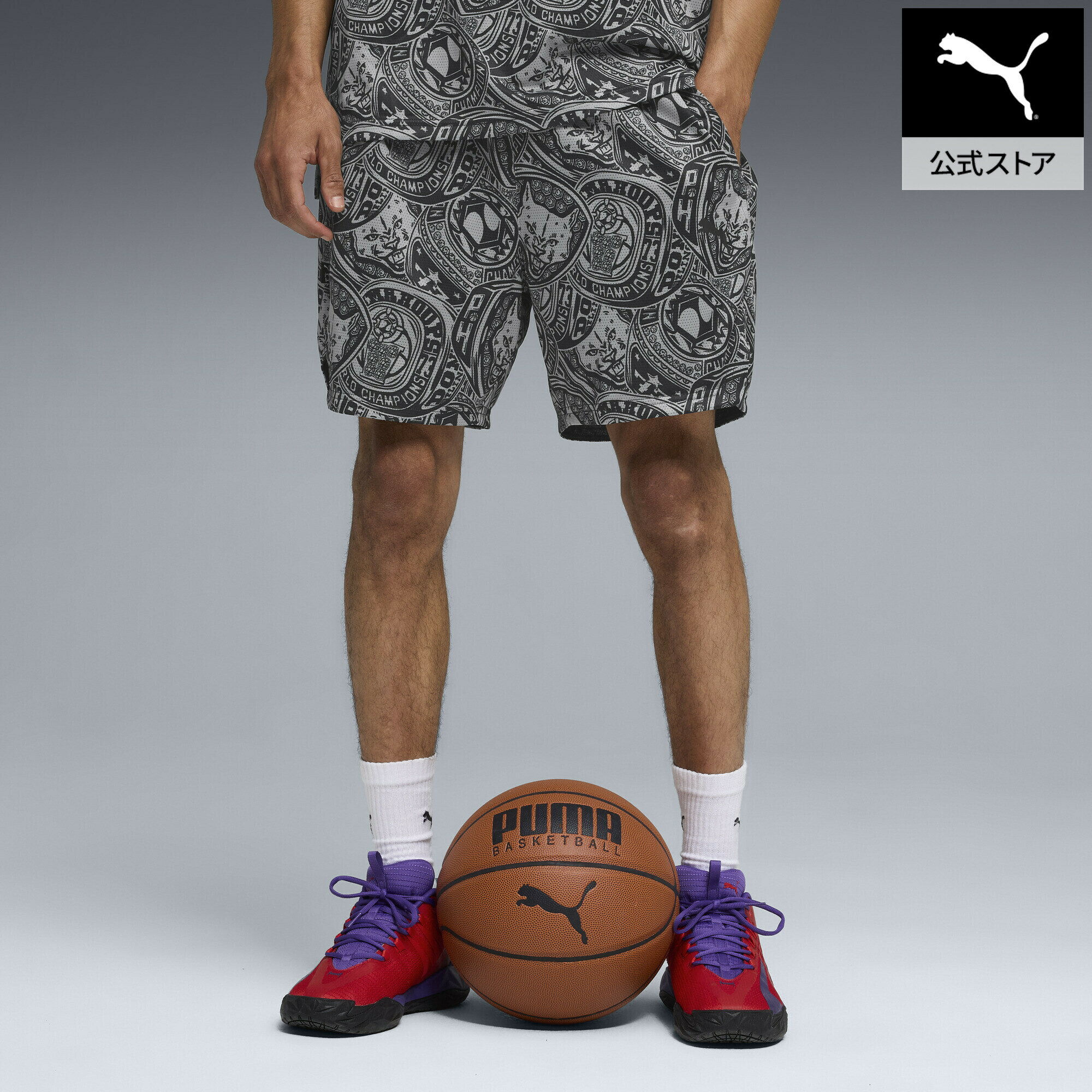 Rakuten - 【公式】 PUMA プーマ メンズ バスケットボール フレイグラント ファウル AOP 6インチ ショーツ 2 Flag Foul AOP 6 Shorts 2 メンズ