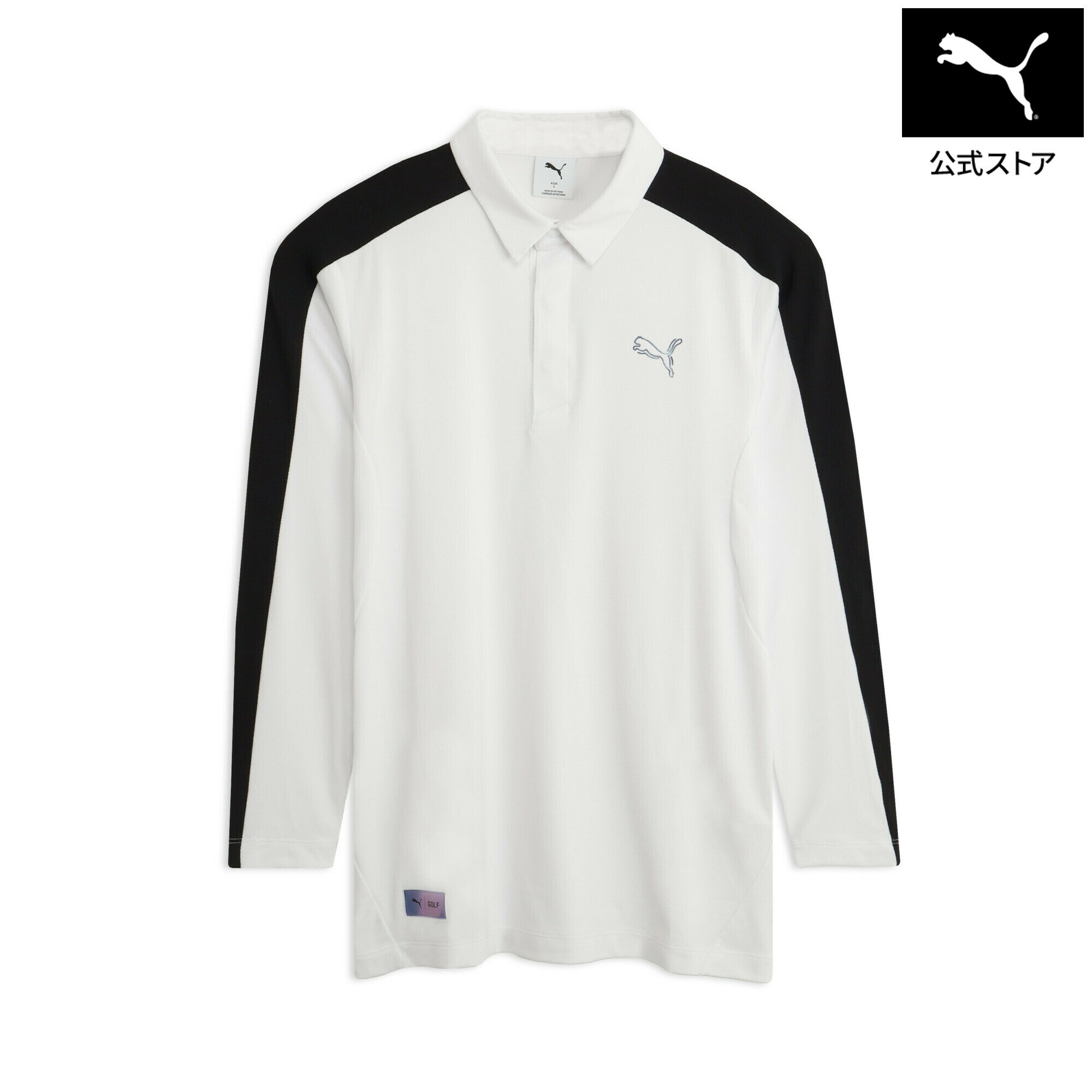 Rakuten - 『ポイント20倍 6/25 0:00〜6/26 1:59』【公式】 PUMA プーマ メンズ ゴルフシャドウキャット グラフィック ジク 長袖 ポロシャツ ZIKU POLO L/S メンズ