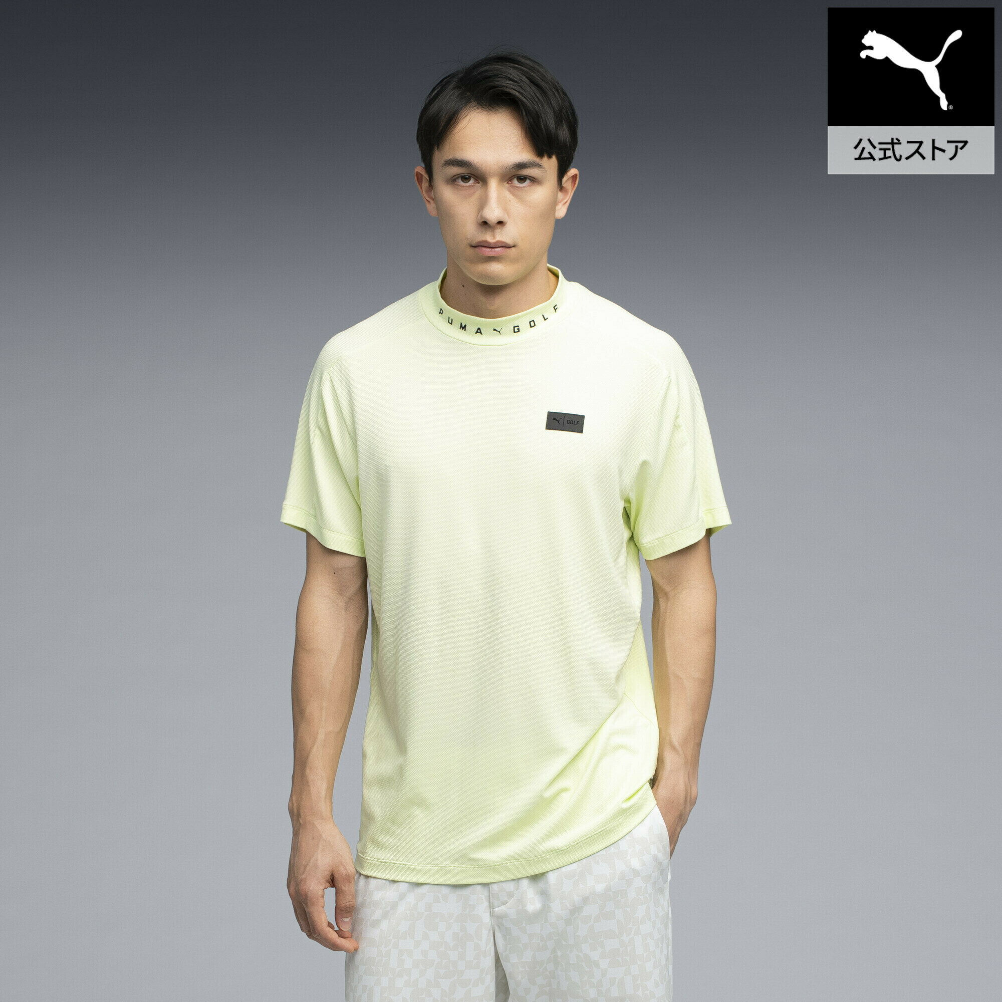 樂天商城 - 『ポイント20倍 6/18 0:00〜6/19 01:59』【公式】 PUMA プーマ メンズ ゴルフPB シンプル モックネック 半袖 シャツ SIMPLE MOCKNECK S/S メンズ