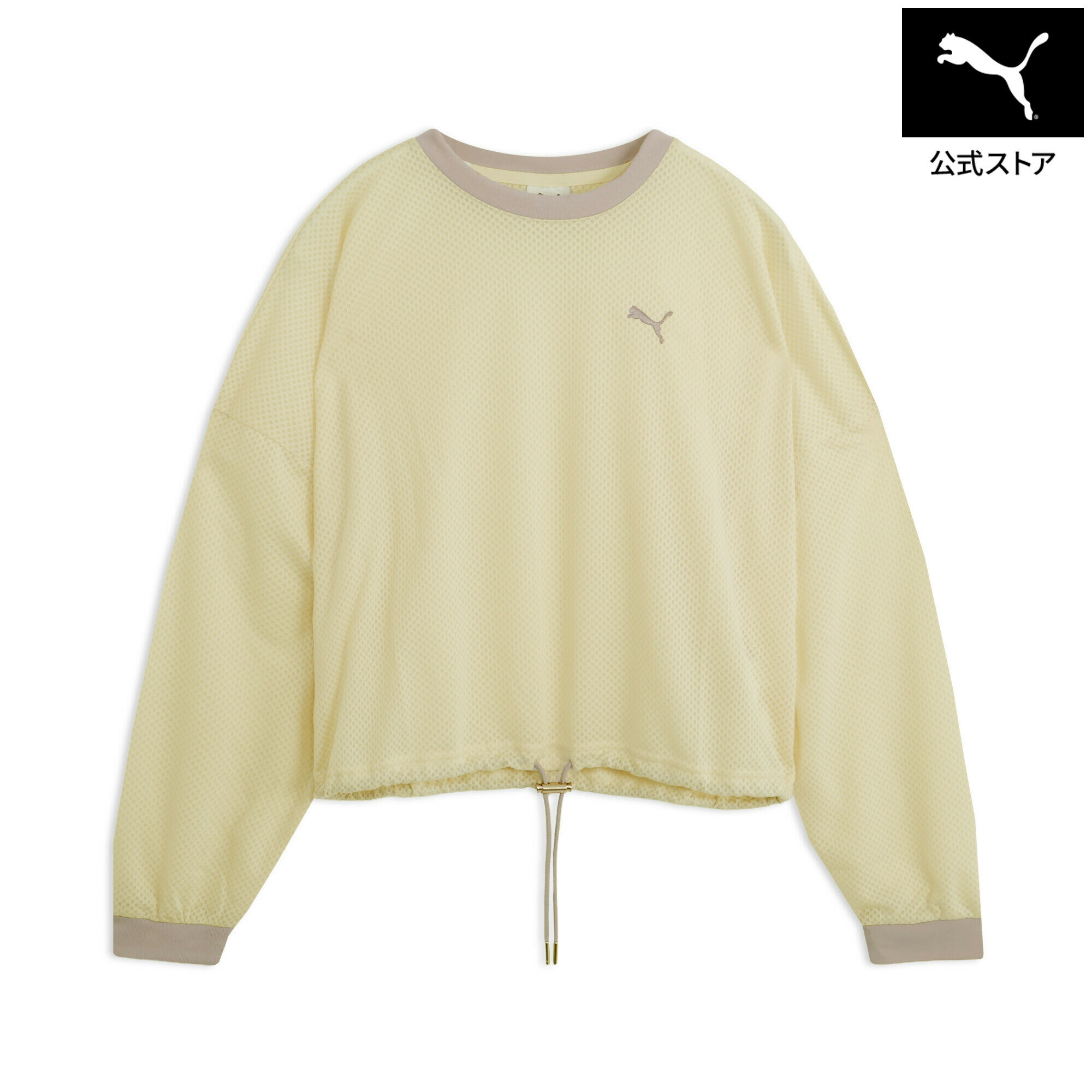 Rakuten - 『ポイント20倍 6/25 0:00〜6/26 1:59』【公式】 PUMA プーマ ウィメンズ ESS エレベーテッドメッシュ プルオーバー ESS ELEVATED MESH CREW レディース