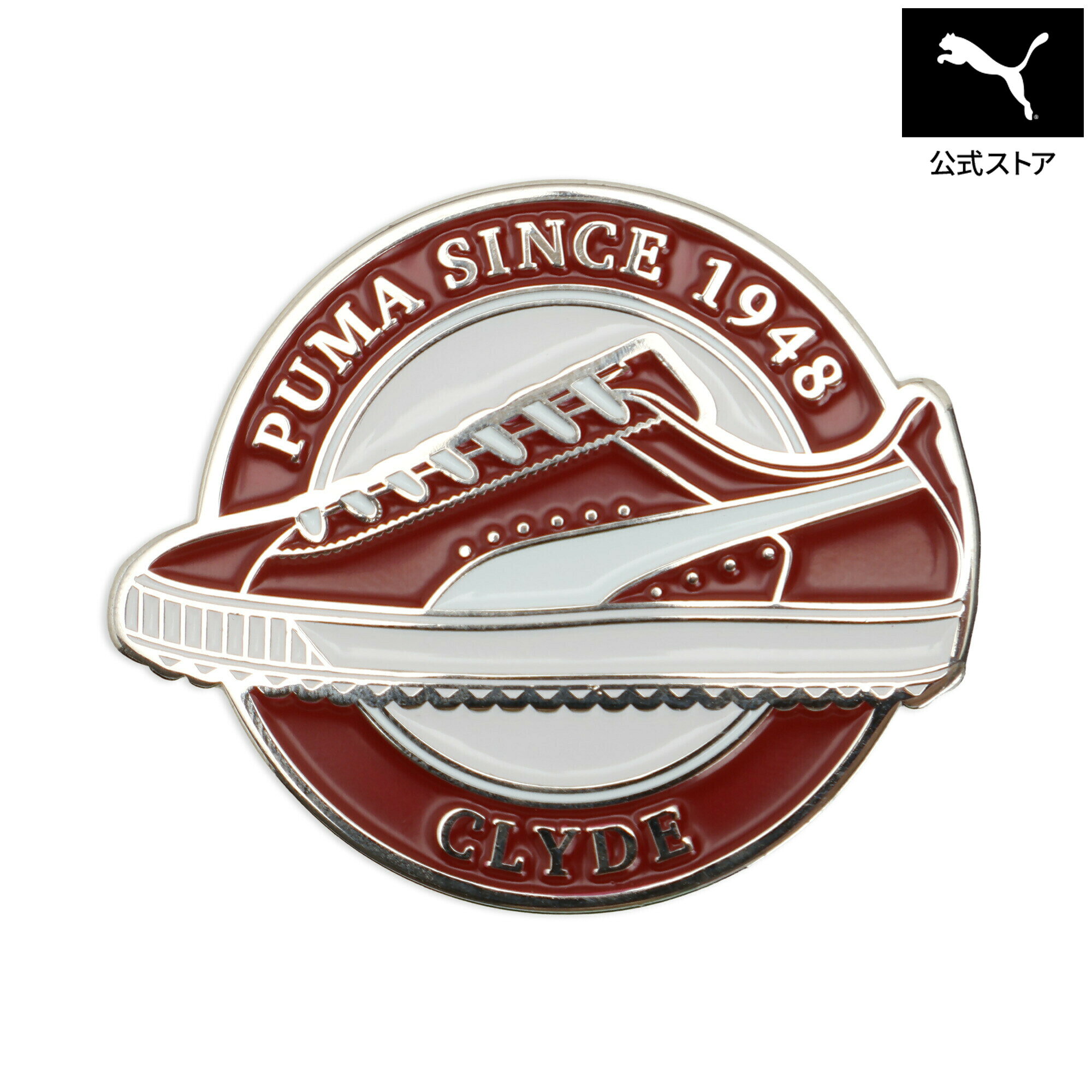 ■商品名ユニセックス ゴルフ クライド GS ビッグ マーカー CLYDE G BIG MARKER■サイズOSFA:幅:4cm 重さ:13.5g■商品情報商品情報ゴルフシーンに個性をプラスする「ユニセックス ゴルフ クライド GS ビッグ マーカー」は、クライド GSシューズをモチーフにしたデザインが魅力のアイテムです。存在感のあるビッグサイズで設計されているため、グリーン上でもひと目で自分のボール位置を確認しやすいのが特長です。裏面にはプーマゴルフのロゴがあしらわれ、さりげなくブランドらしさを演出します。高い視認性を備えているため、ラウンド中もスムーズなプレーをサポート。自分用はもちろん、ゴルフ仲間へのギフトにもおすすめのアイテムです。詳細ビッグサイズ裏面にプーマゴルフロゴクライド GS シューズモチーフ鉄100％高い視認性■素材鉄ユニセックス ゴルフ クライド GS ビッグ マーカーOther Color
