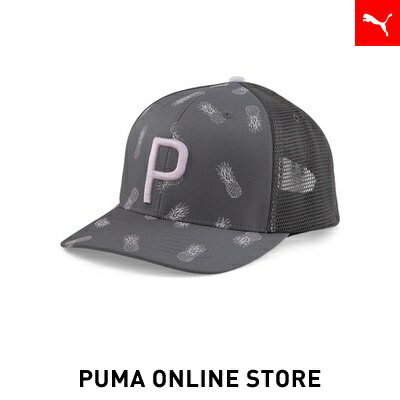 【公式】PUMA プーマ メンズ 帽子 キャップ ゴルフ 【メンズ ゴルフ パイナップル トラッカー P キャップ】
