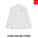 【公式】PUMA プーマ メンズ 長袖Tシャツ ゴルフ 【メンズ ゴルフ ストレッチ AOP スローガン モックネック シャツ 長袖】