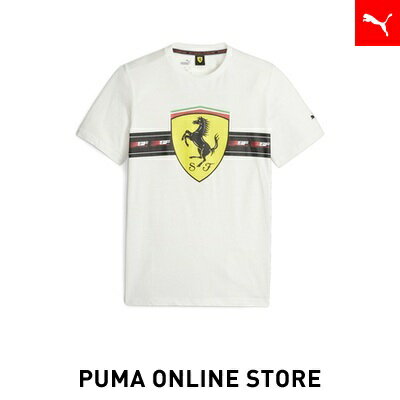 【公式】PUMA プーマ メンズ 半袖Tシャツ モータースポーツ 【メンズ フェラーリ レース ヘリテージ ビッグシールド Tシャツ】