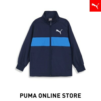 ポイント20倍 5/9 20:00〜5/11 01:59 【公式】PUMA プーマ キッズ アウター 【キッズ ボーイズ ACTIVE SPORTS ウーブン トリコット ジャケット 120-160cm】