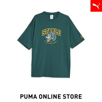 『ポイント20倍 5/9 20:00〜5/11 01:59』【公式】PUMA プーマ メンズ 半袖Tシャツ 【ユニセックス PUMA x STAPLE グラフィック Tシャツ】