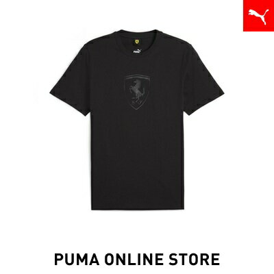 【公式】PUMA プーマ メンズ Tシャツ MOTORSPORT 【メンズ フェラーリ ビッグ シールド トーナル 半袖 Tシャツ】