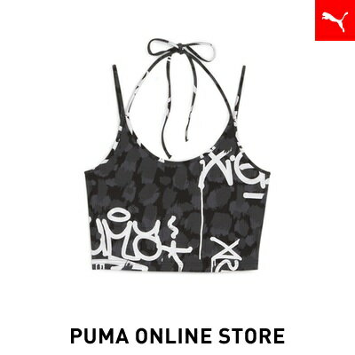 『ポイント20倍 5/18 0:00～5/19 01:59』ウィメンズ PUMA x X-girl AOP クロップドトップ