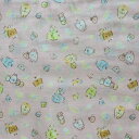 【お買い得ハギレ♪50cmカット生地】ダブルガーゼ生地☆すみっコぐらしお茶会柄/ピンクG-3483-1B