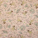 【お買い得ハギレ♪50cmカット生地】オックス生地☆バンビ小花柄/ピンクG-7422-1A