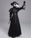 送料無料 メンズ ハロウィン仮装 コスプレ衣装 コスチューム チュニック ロング丈 十字架付き 豪華セット 中世紀 医者服 ヨーロッパ 欧米風 スチームパンク風...