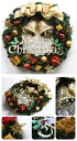 クリスマスリース 花輪 直径 30cm 玄関 ドア 壁飾り オーナメント グッズ インテリア ウェルカムリース 店舗ショップdisplay 飾り Merry C...