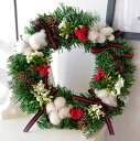 クリスマスリース 花輪 直径30cm 藤 玄関 ドア 壁飾り クリスマスパーティー イベント用品オーナメント グッズ インテリア ウェルカムリース 店舗ショップ...