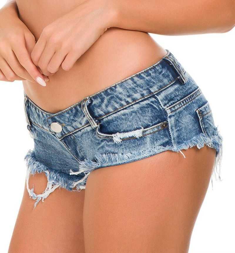 ホットパンツ デニム ショートパンツ レディース ローライズ セクシー ホットパンツ 美尻 ショーツ 超短 ヒップUP 夜店 DS 公演 極小 着痩せ ショーパン ボトムス ダメージ クラッシュデニム マイクロミニ クラブ ダンス衣装 ブルー S M L XL 2XL