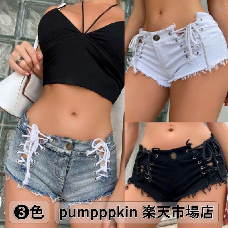 楽天市場】編み上げ ショートパンツ(ボトムス|レディース 楽天市場】編み上げ ショートパンツ(ボトムス|レディース